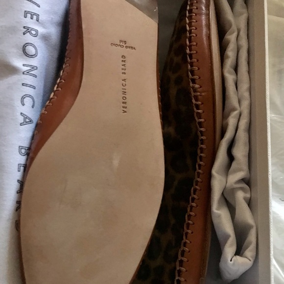 New Veronica Beard Flats Jaide Moccasins Camel New in Box $275 Beige, Brown, Tan - Picture 7 of 7